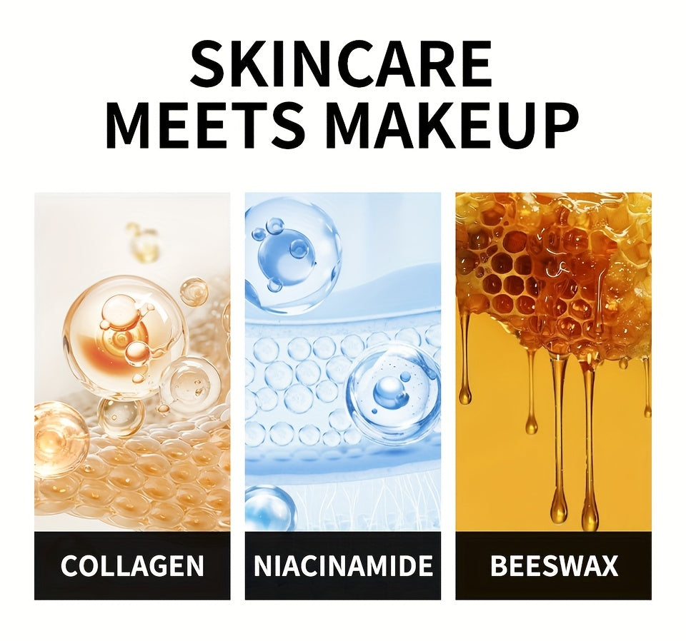 Color-Adapting Foundation Stick – Matte Coverage with Dual Brush