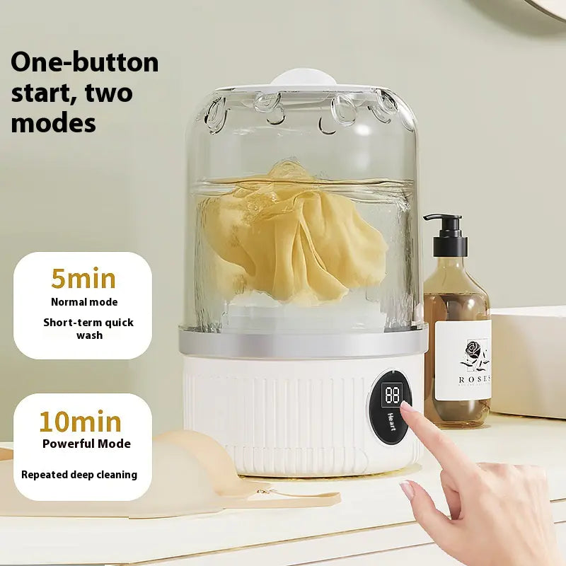 Wireless Mini Washing Machine – Portable USB Laundry Tool - Roomsium
