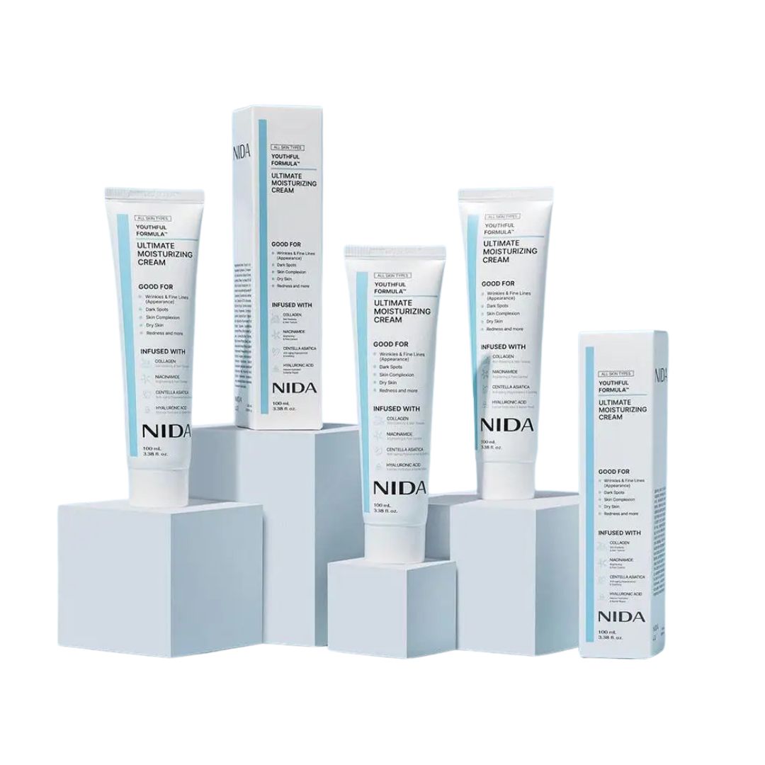 NIDA Multi-Action Moisturizing Cream 100ml – Rejuvenating Face Cream for All Skin Types - Roomsium
