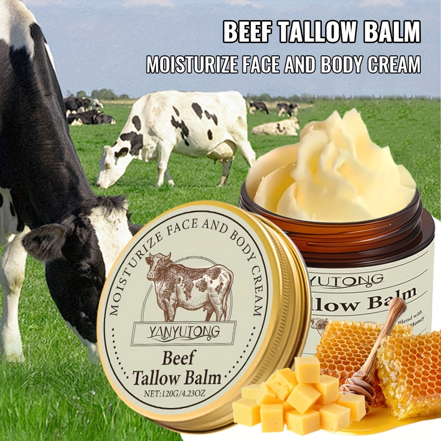 YANYUTONG Grass-Fed Tallow & Honey Body Balm 120g
