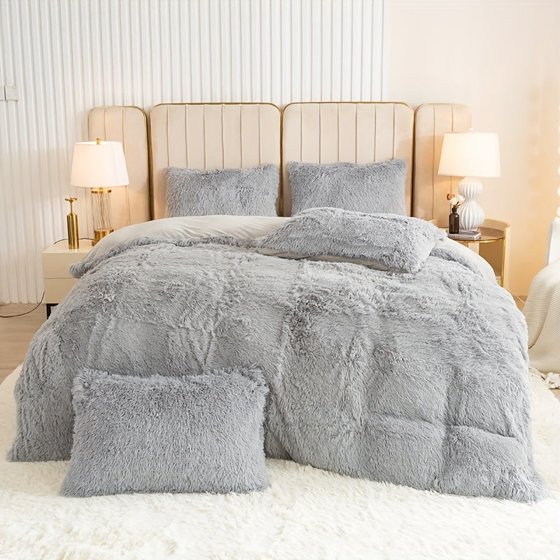 Plush Zippered Duvet Cover Set – Soft All-Season Bedding