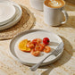 16-Piece White Patterned Ceramic Tableware Set – European Classic Dinnerware for Elegant Dining