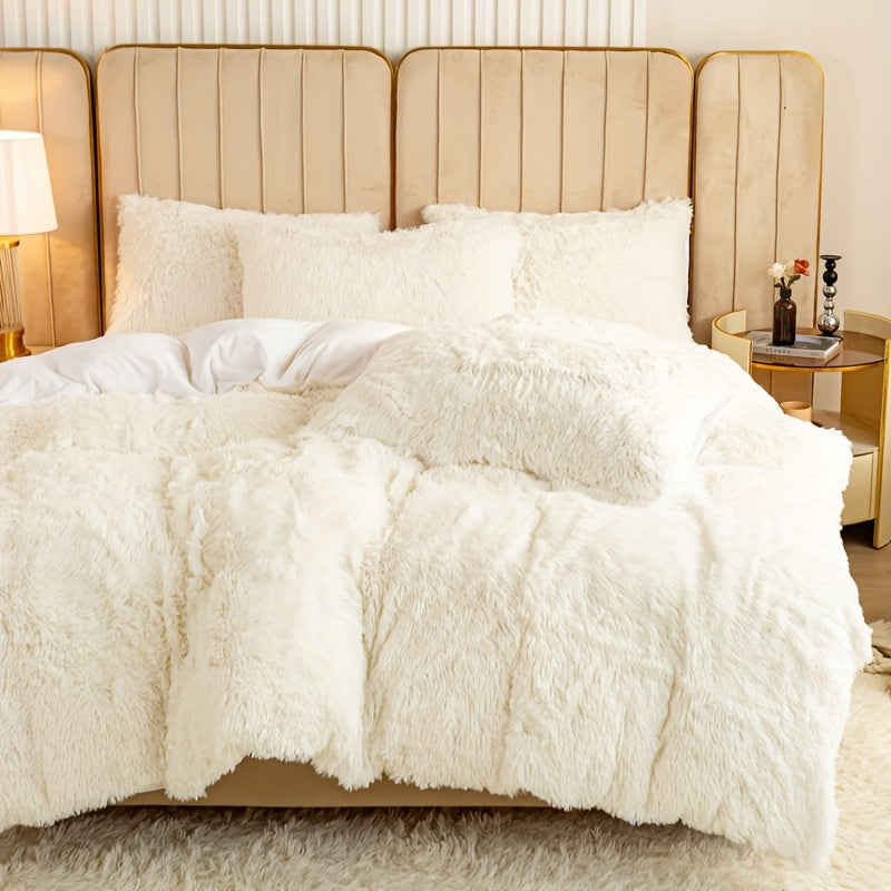 Plush Zippered Duvet Cover Set – Soft All-Season Bedding