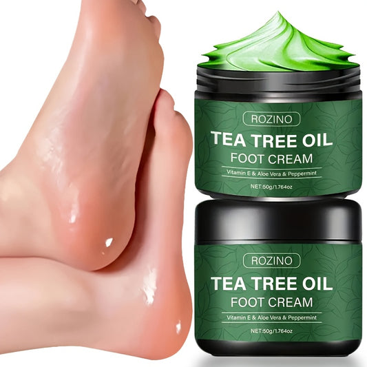 ROZINO Tea Tree & Aloe Vera Foot Cream 2-Pack