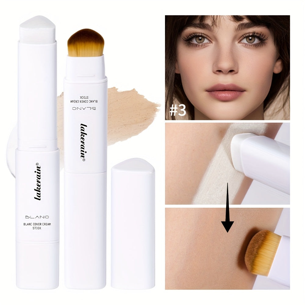 Color-Adapting Foundation Stick – Matte Coverage with Dual Brush