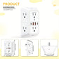 10-in-1 USB Wall Charger Surge Protector with Night Light
