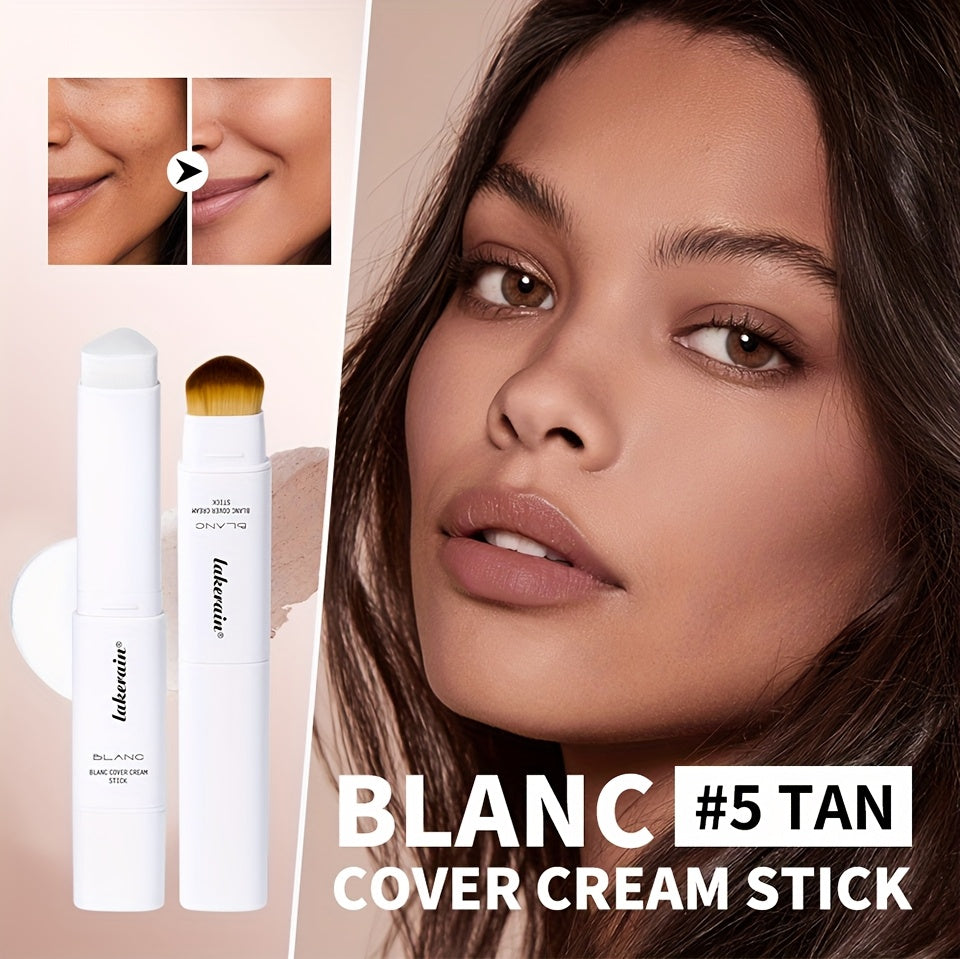 Color-Adapting Foundation Stick – Matte Coverage with Dual Brush