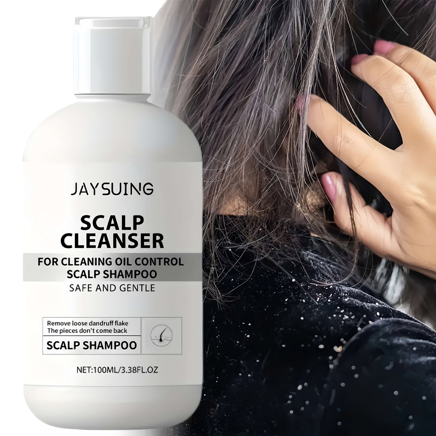 Scalp Repair Shampoo with Hyaluronic Acid – Dandruff Care Cleanser