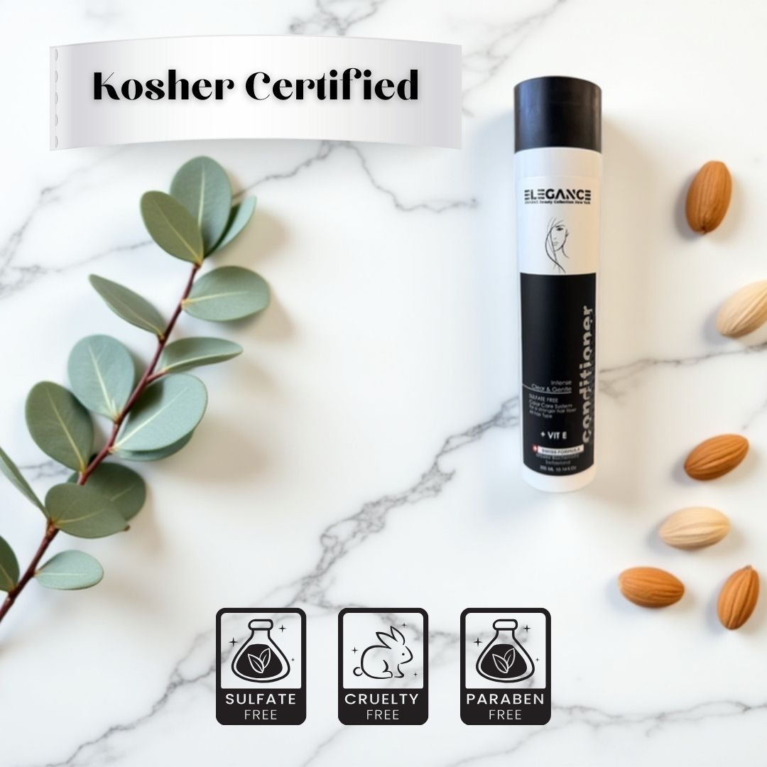 Elegance Charme Conditioner – Kosher Certified, Sulfate-Free Color Care + Vitamin E (300ml / 10.14 fl oz)