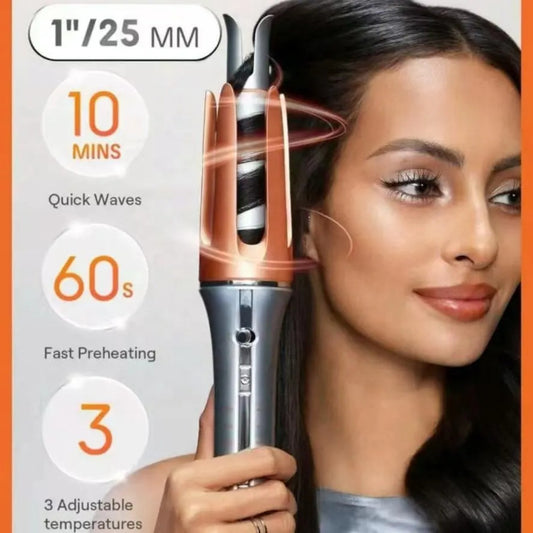Full-Automatic Hair Curler – Ionic Curling Iron with Automatic Curling Function