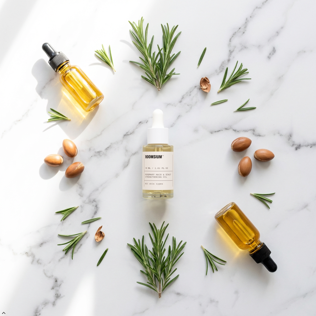 Roomsium Rosemary Hair Growth Oil with Castor & Argan