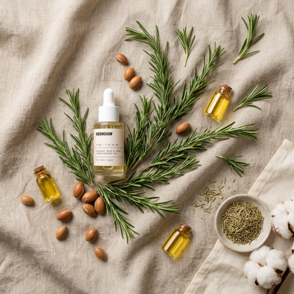 Roomsium Rosemary Hair Growth Oil with Castor & Argan