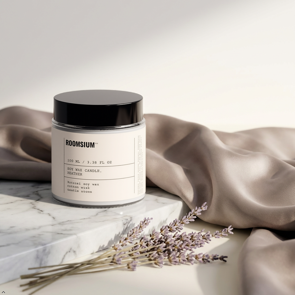 Roomsium Soy Wax Candle – Heather (100 ml)