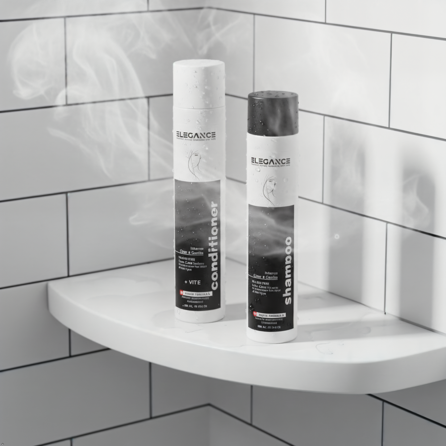 ELEGANCE CHARME Keratin Shampoo & Conditioner Set – Professional Hair Care Duo (2 × 300 ml)