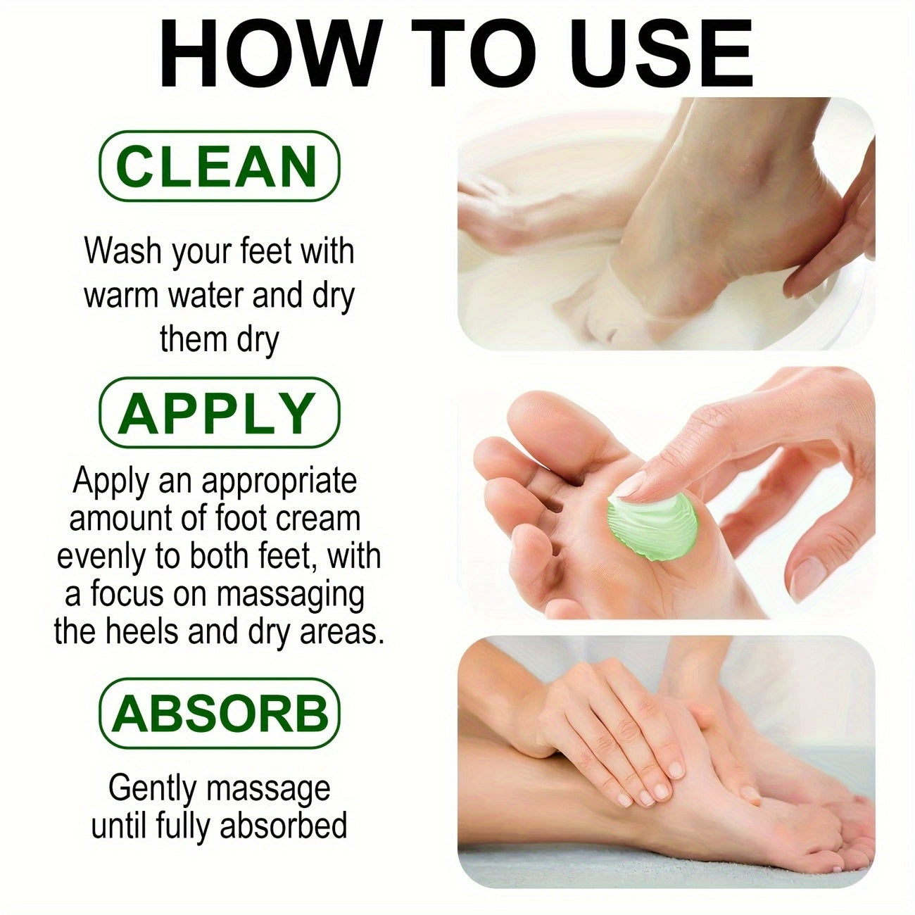 ROZINO Tea Tree & Aloe Vera Foot Cream 2-Pack