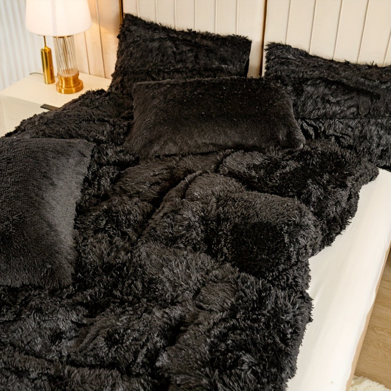 Plush Zippered Duvet Cover Set – Soft All-Season Bedding