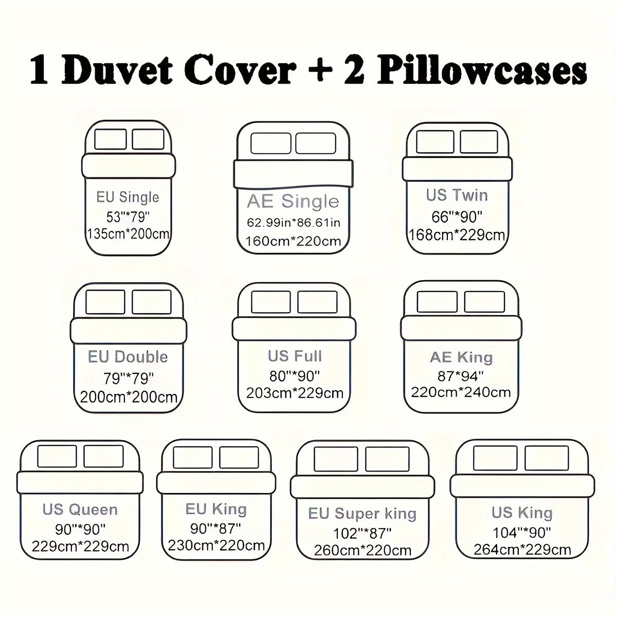 Plush Zippered Duvet Cover Set – Soft All-Season Bedding