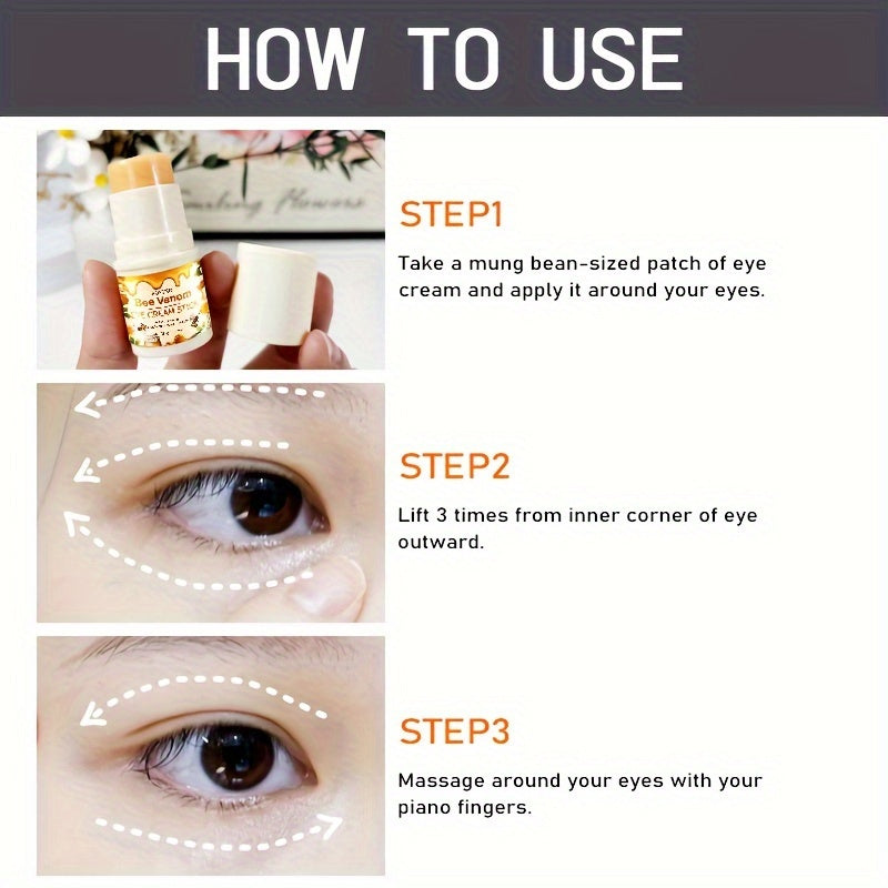 ROZINO Bee Venom Eye Cream Stick – Moisturizing Eye Care Stick (3.8g)