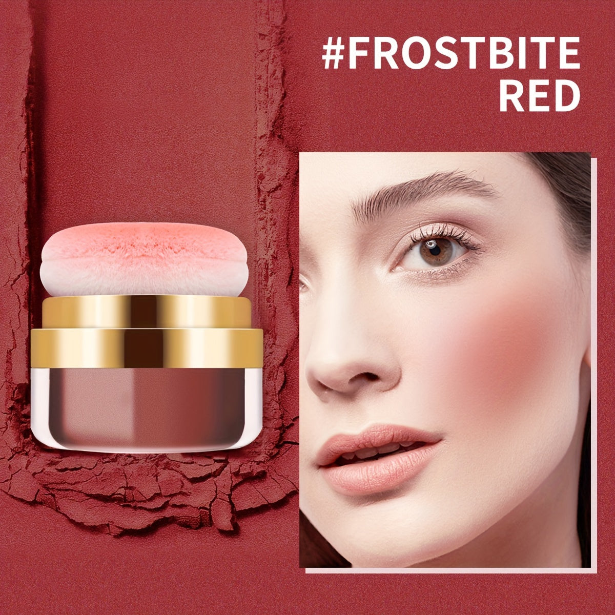 ROUSE 3 Color Blush Palette – Natural Coral & Pink Face Powder