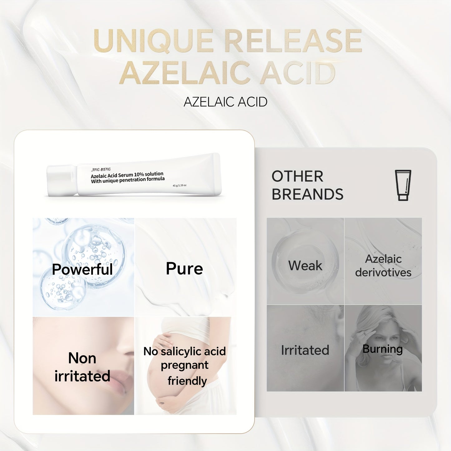 10% Azelaic Acid Face Serum – Niacinamide Moisturizing Skincare