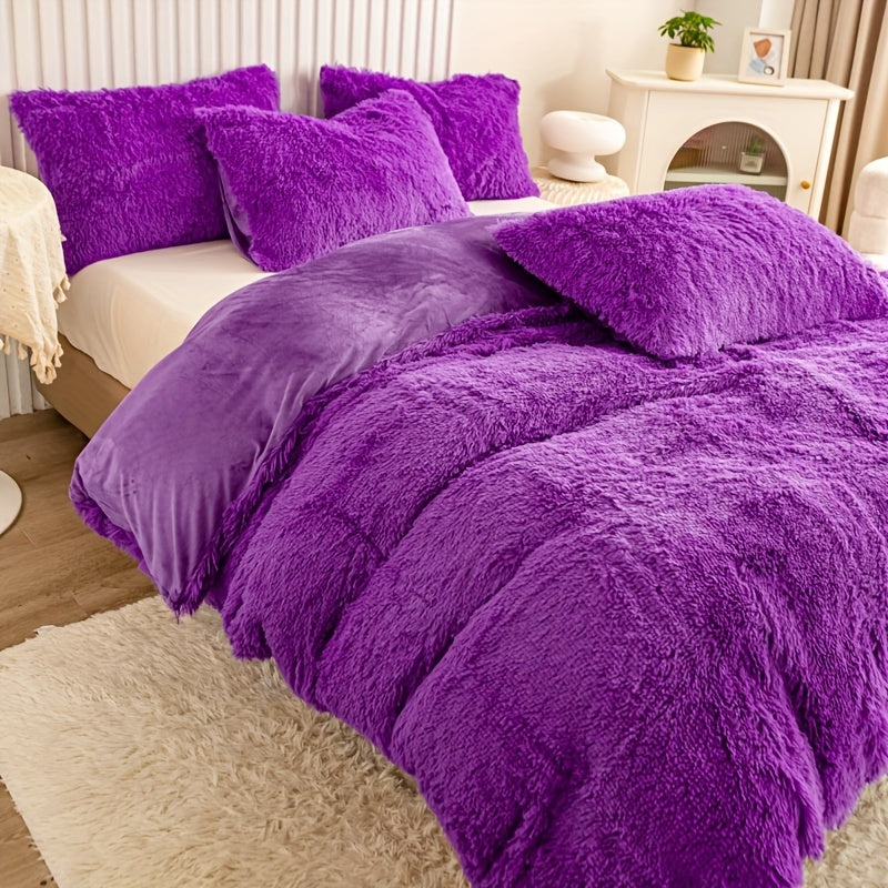Plush Zippered Duvet Cover Set – Soft All-Season Bedding