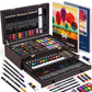 175-Piece Deluxe Art Set in Wooden Case – Complete Art Kit - Roomsium