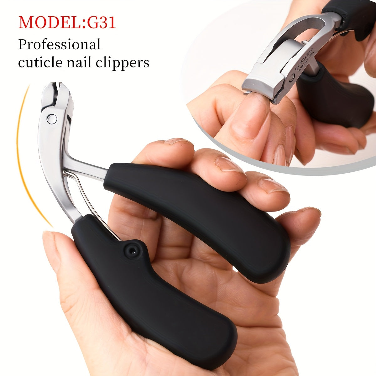 Stainless Steel Toenail Clippers – Wide Opening Nail Cutter