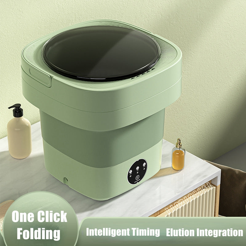 Portable Folding Washing Machine for Small Loads – Compact Mini Washer for Apartments, Dorms, RVs & Travel