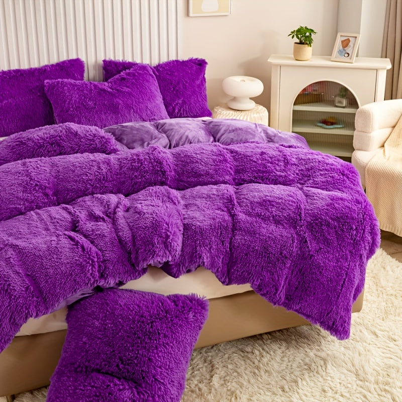 Plush Zippered Duvet Cover Set – Soft All-Season Bedding