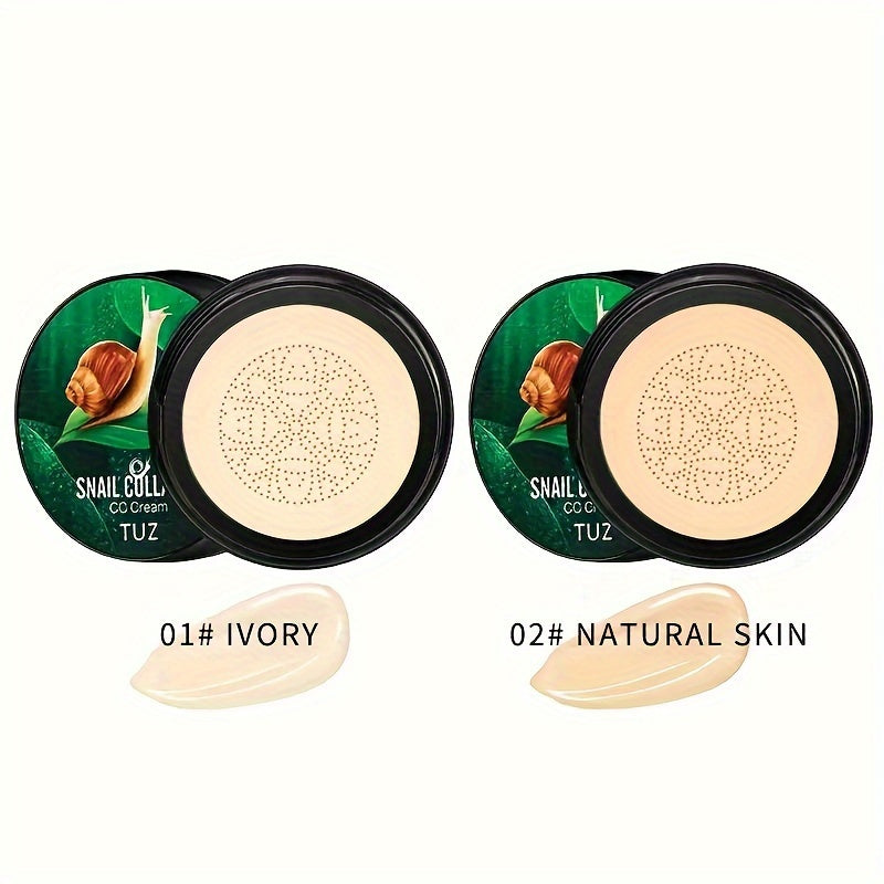 Snail Collagen CC Cream Cushion – Moisturizing Natural Coverage