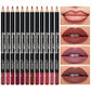 12-Piece Lipstick & Lip Liner Set with Matte Lip Gloss