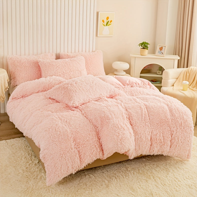 Plush Zippered Duvet Cover Set – Soft All-Season Bedding