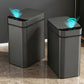 2 Pack Motion Sensor Trash Can Slim Bathroom Bin