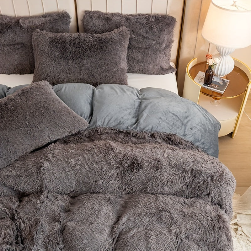 Plush Zippered Duvet Cover Set – Soft All-Season Bedding