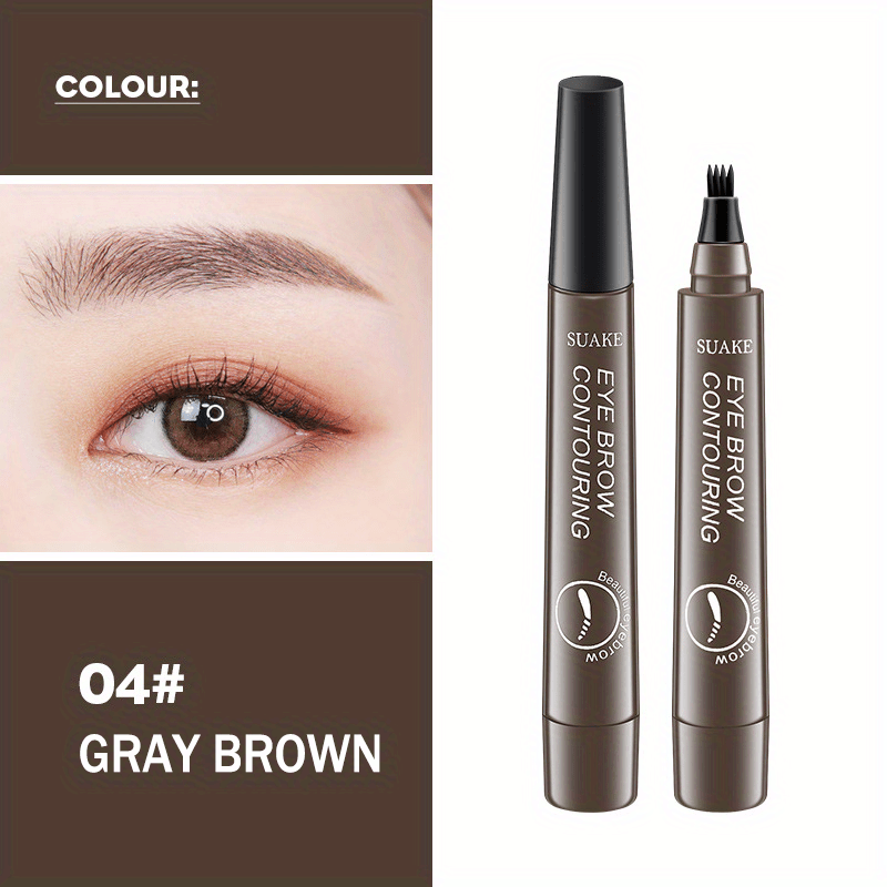 SUAKE Four-Prong Eyebrow Pencil – Waterproof Micro-Fork Brow Pen