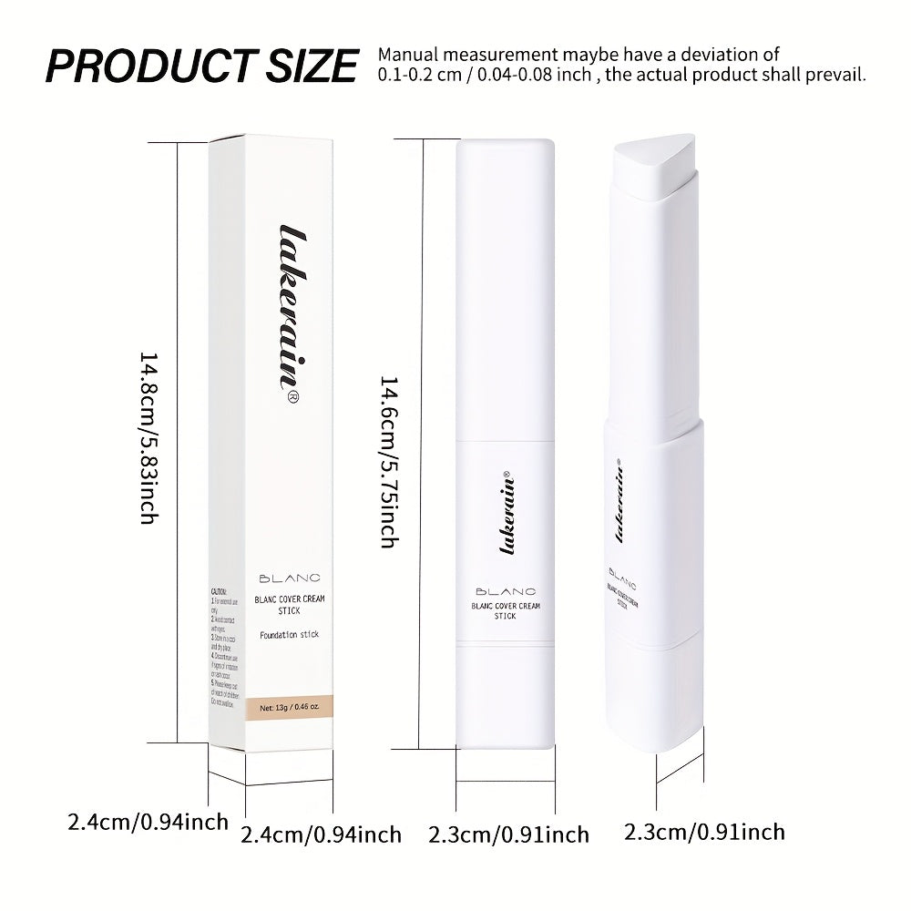 Color-Adapting Foundation Stick – Matte Coverage with Dual Brush