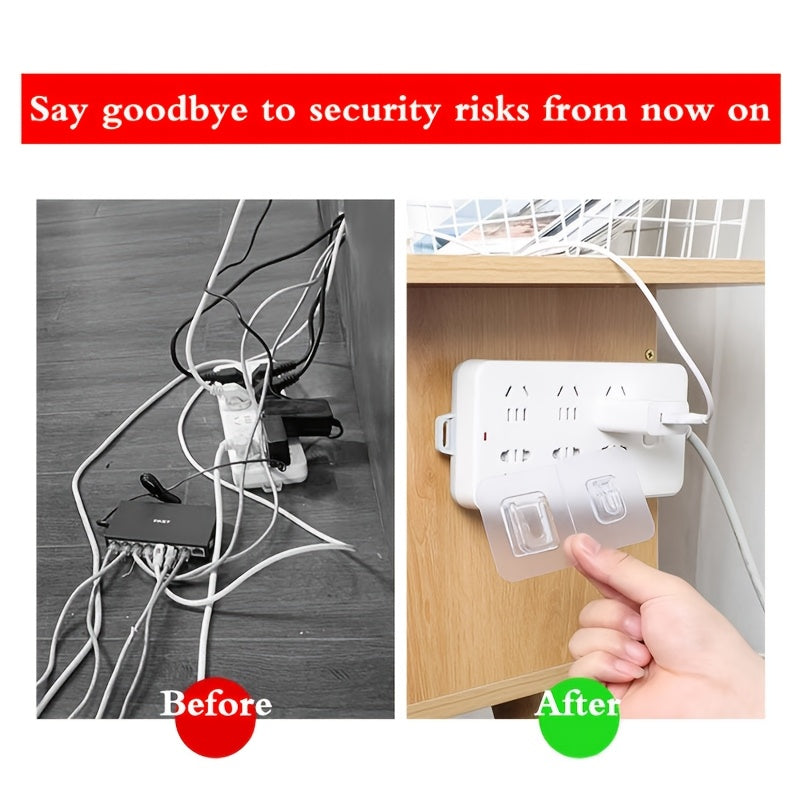 10-Pack Adhesive Wall Hooks – No-Drill Waterproof Utility Hooks for Kitchen & Bathroom