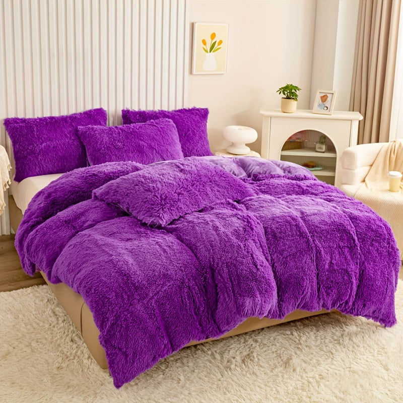 Plush Zippered Duvet Cover Set – Soft All-Season Bedding