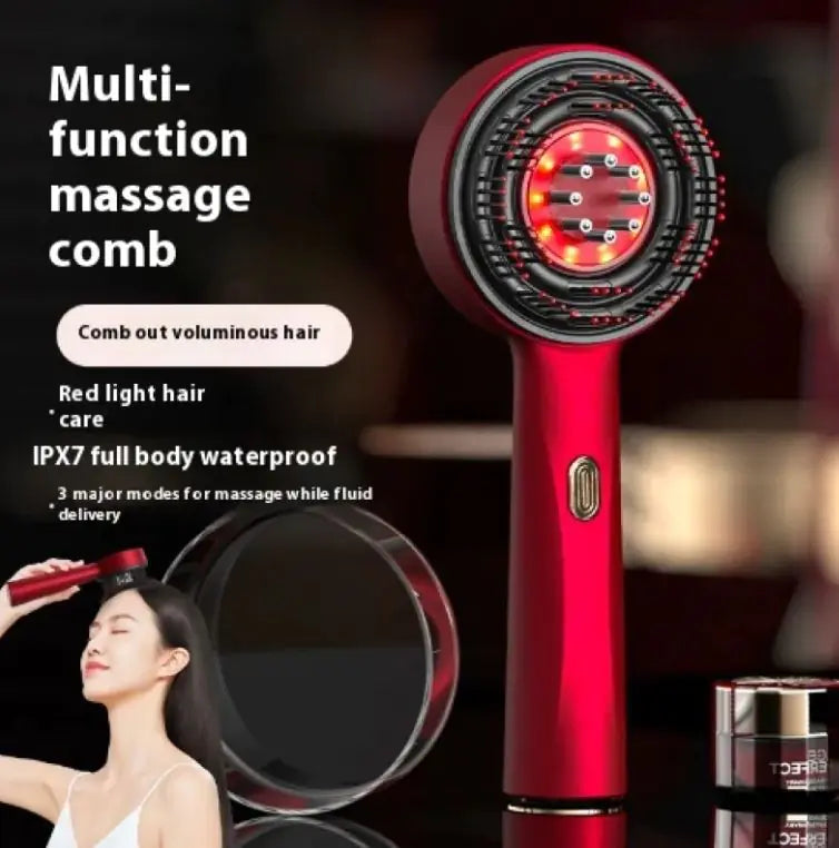 Electric Massage Comb – Red Light Scalp Relaxation Tool