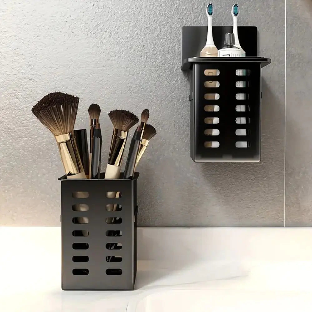 Net30 Wall-Mounted Bathroom Organizer – Modern No-Drill Shelf