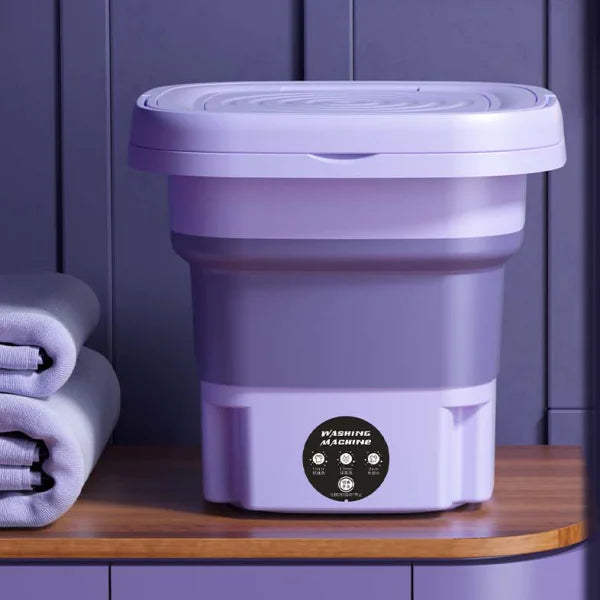 Mini Folding Washing Machine – Portable Automatic Washer - Roomsium
