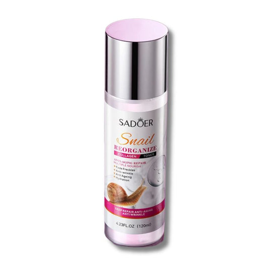 SADOER Snail Collagen Face Toner 120ml – Hydrating Facial Essence
