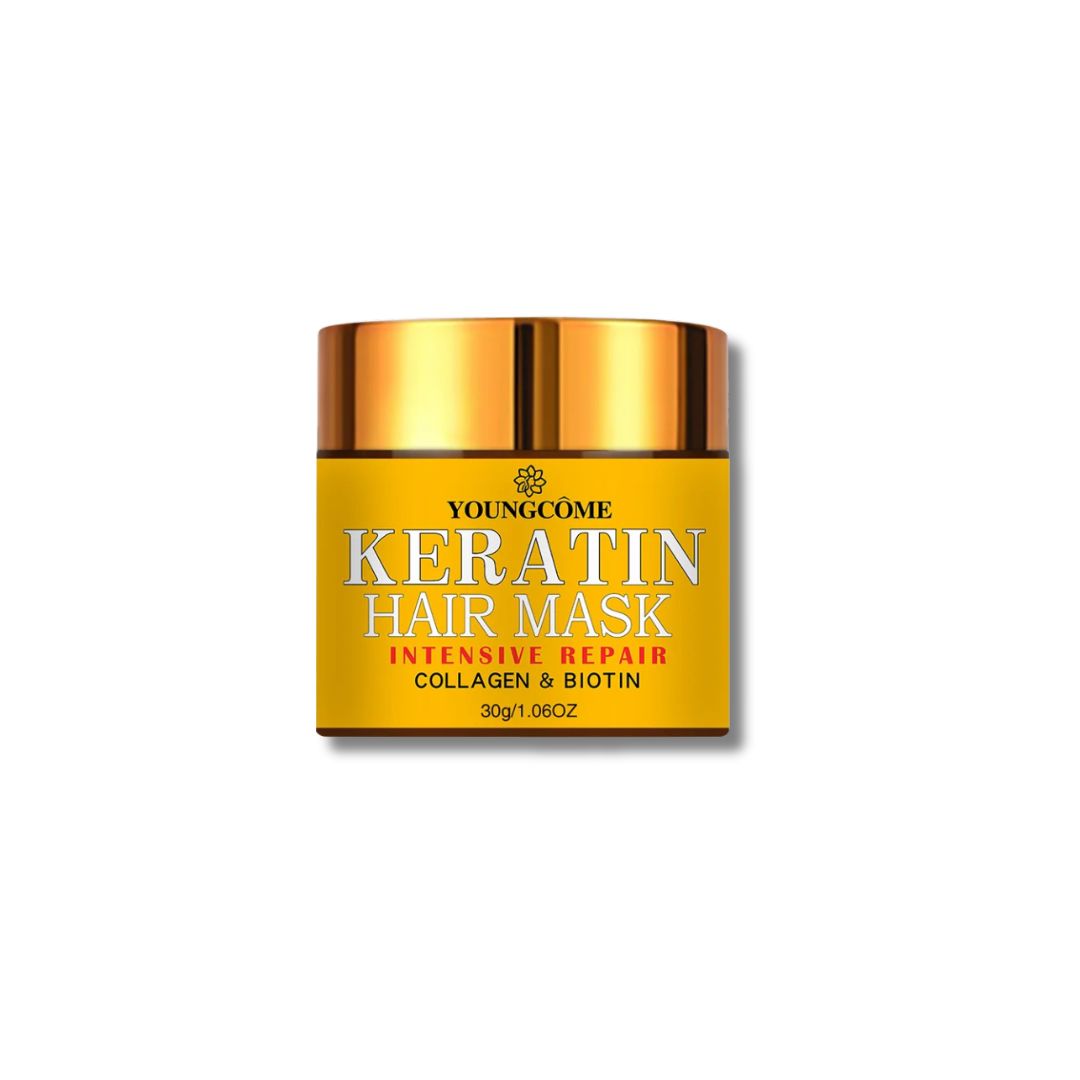 Keratin Hair Repair Mask with Biotin & Collagen – Deep Treatment