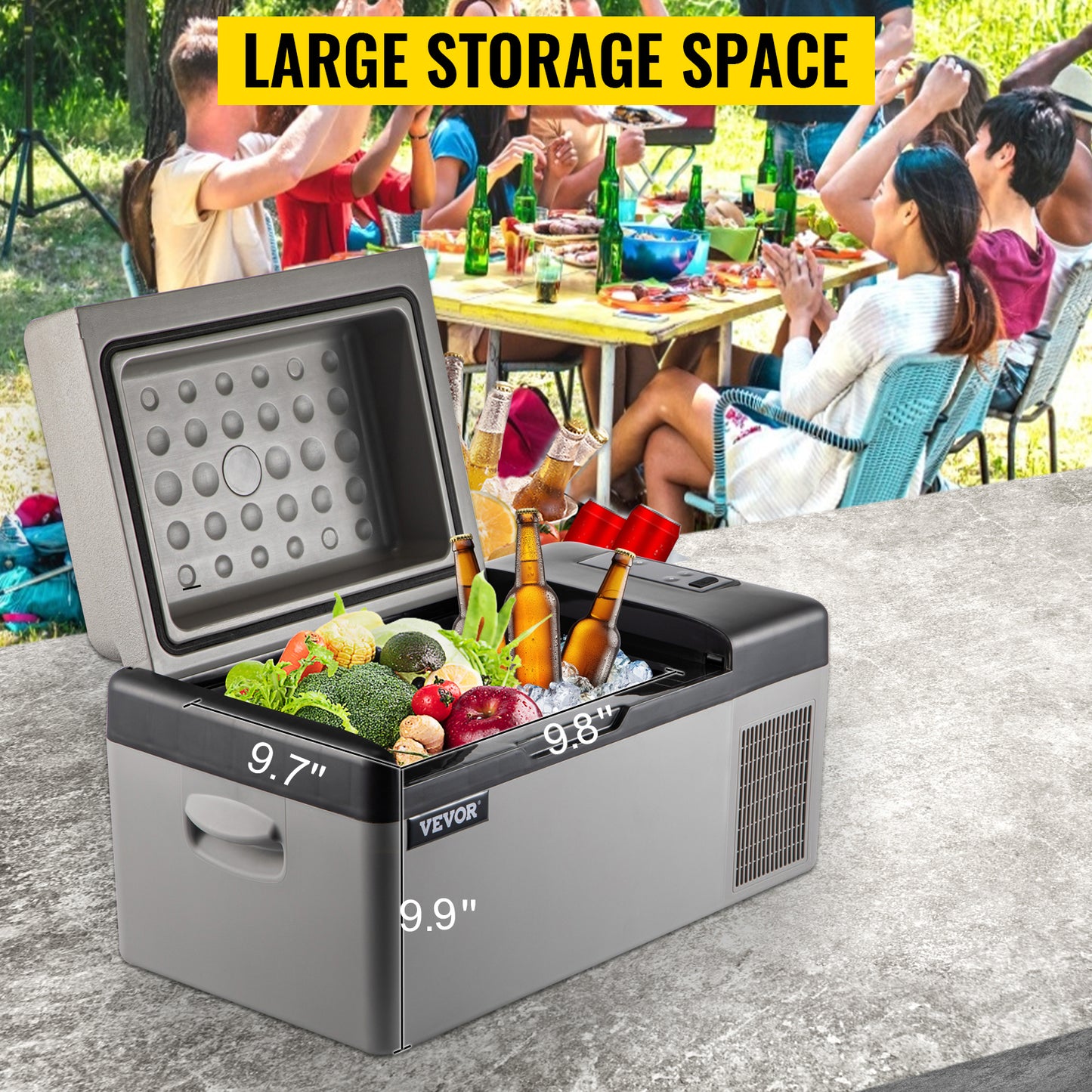 Succebuy Portable Car Refrigerator 20–55L Compressor Cooler