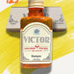 Roomsium Victor Shampoo with bold 125-piece label on yellow background and box in the back
