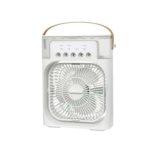 KUALOOL 3-in-1 Personal Air Cooler – Portable Fan, Humidifier & LED Light