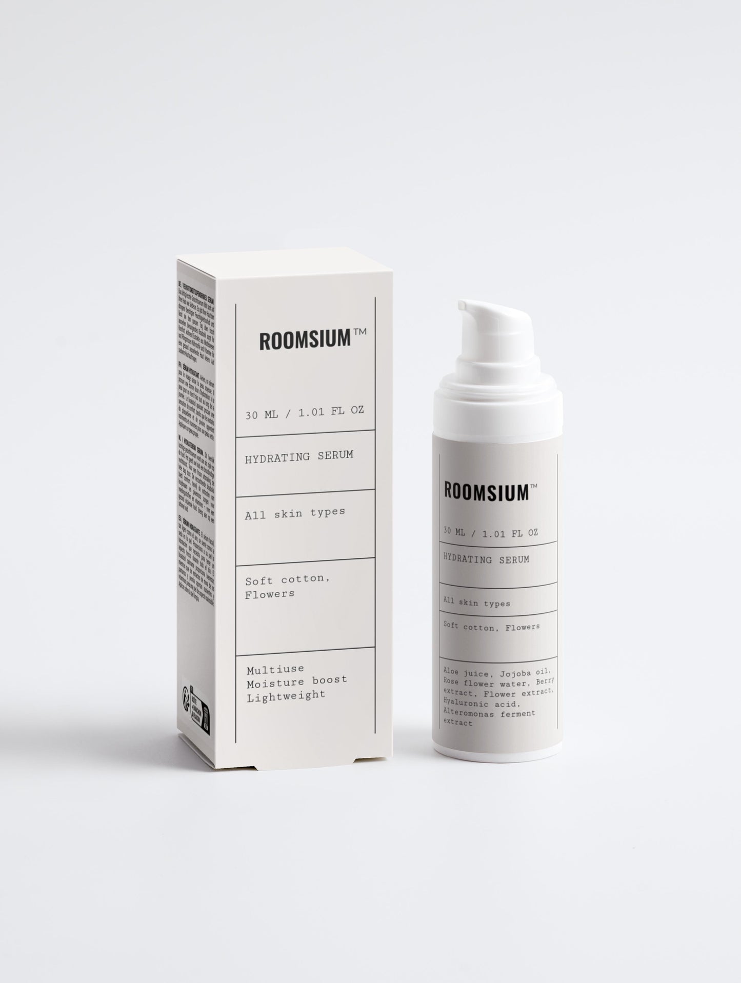 Roomsium Hydrating Skincare Duo With Hyaluronic Acid